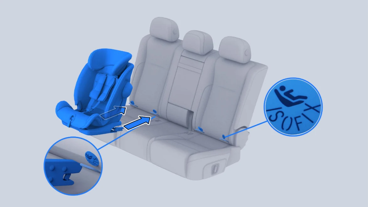 Li Auto: «Установка детского кресла с помощью ISOFIX»