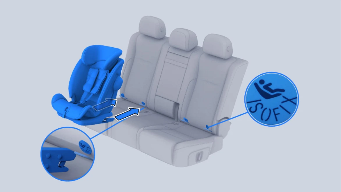 Li Auto: «Установка детского кресла с помощью ISOFIX»