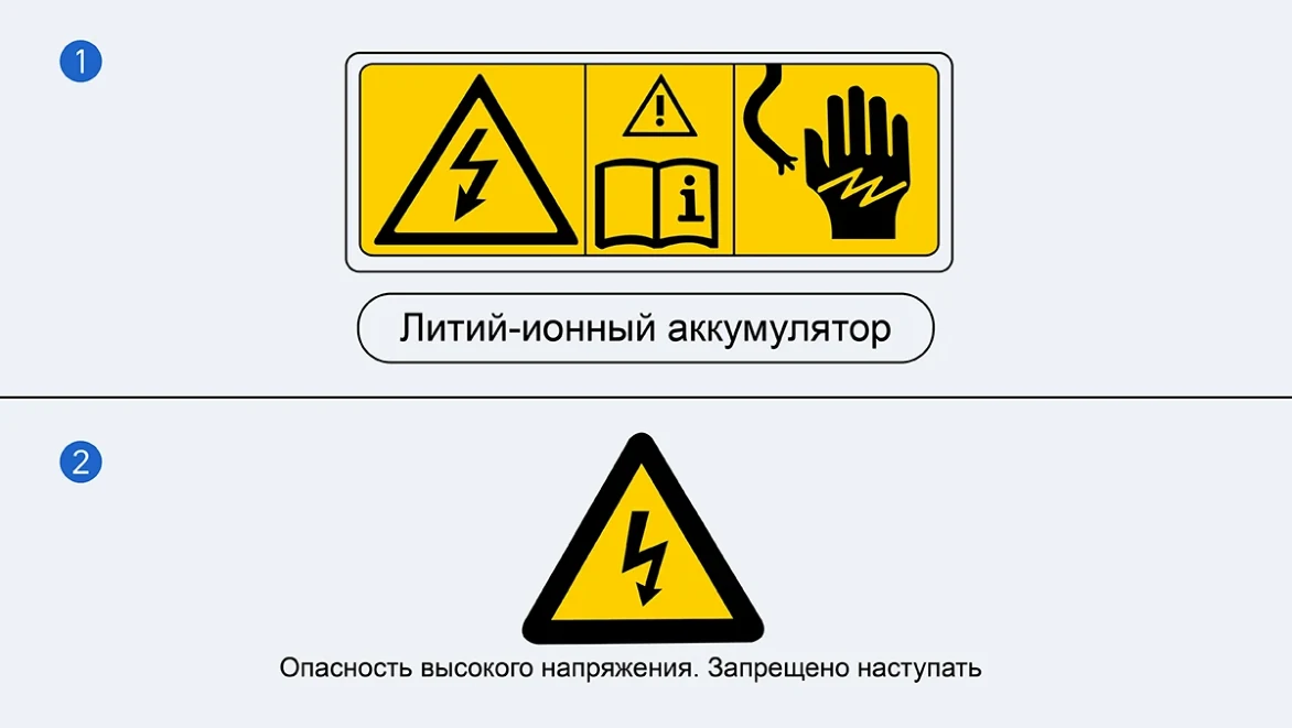 Li Auto: «Предупреждающие знаки высокого напряжения»