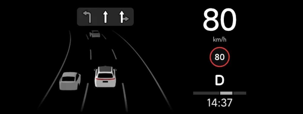 Li Auto: «Режим отображения интерфейса HUD»