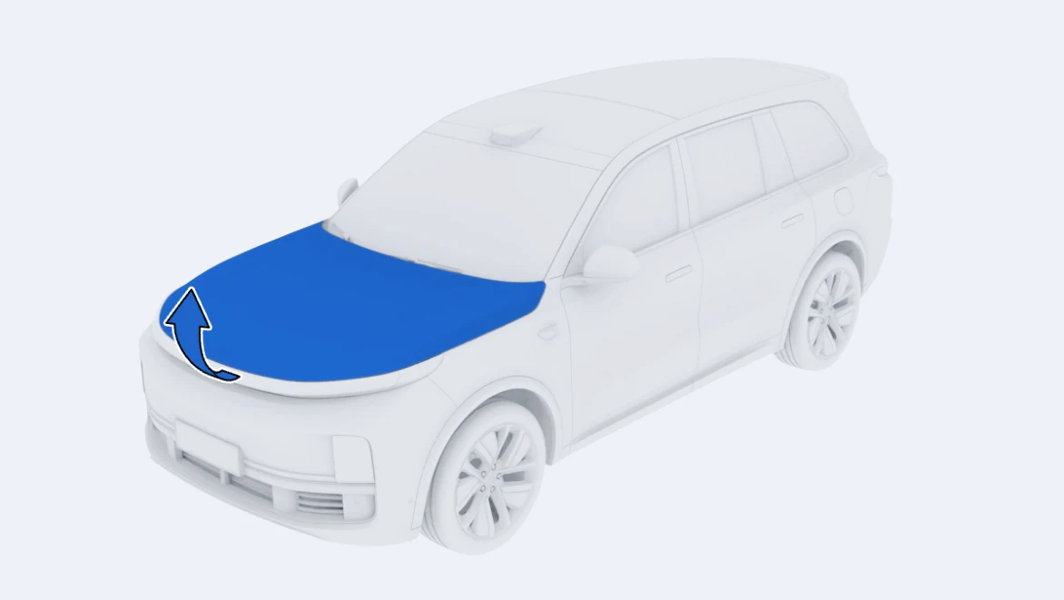 Li Auto: «Открытие крышки переднего отсека»