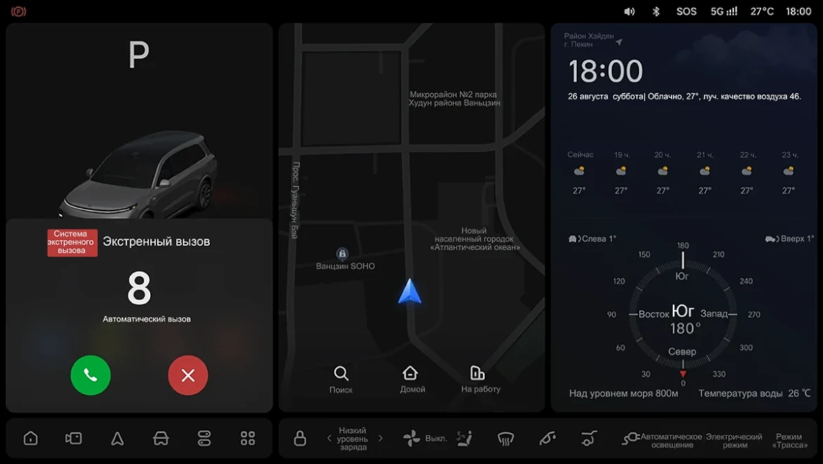 Li Auto: «Автоматический экстренный вызов»
